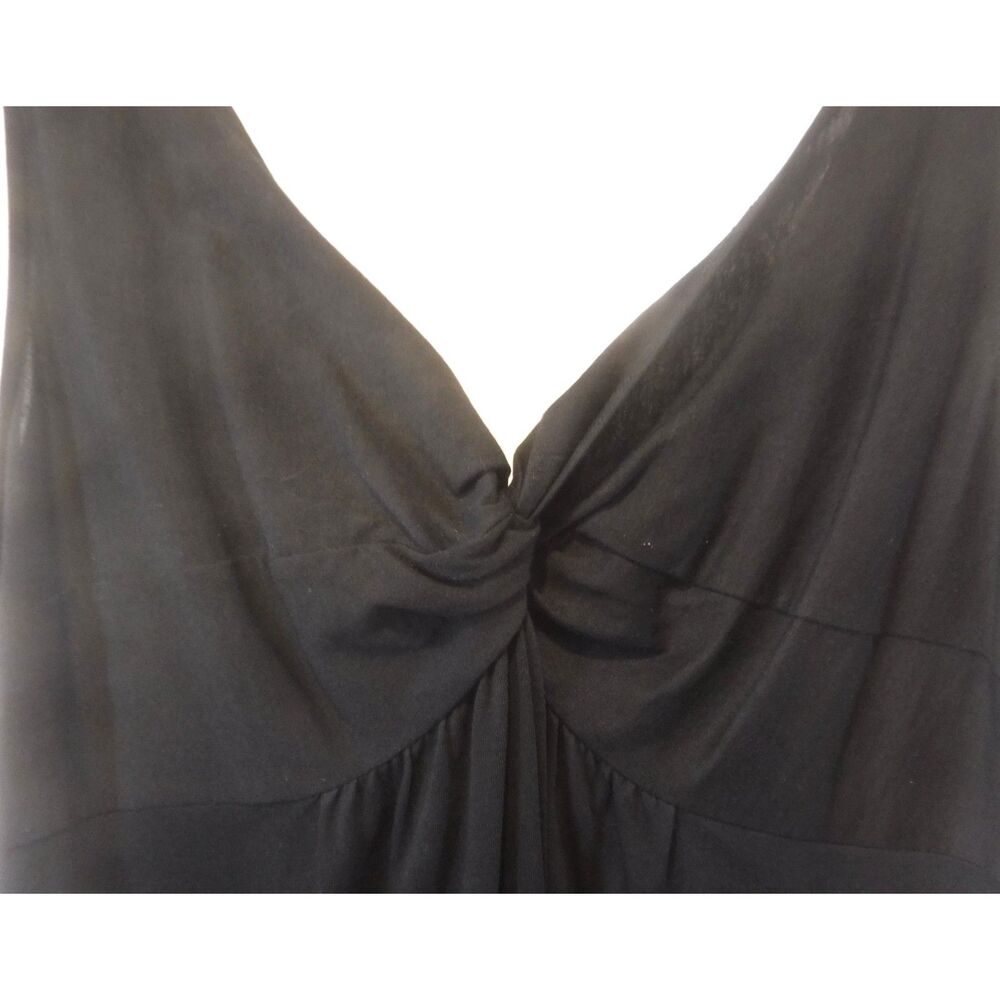 Loft Woman's Dress Black Sleeveless Size Med - Picture 2 of 4